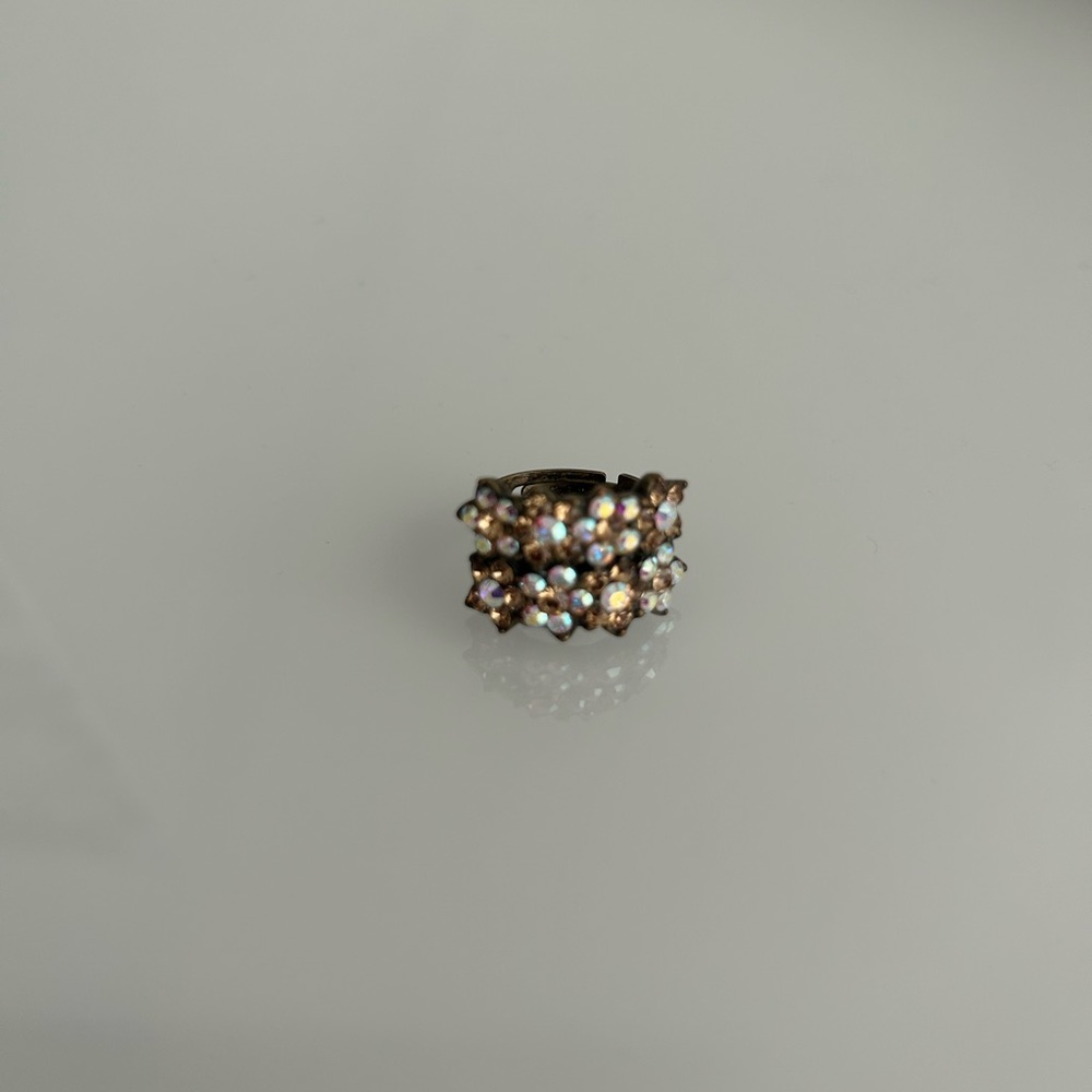 Michal Negrin double layer flower ring